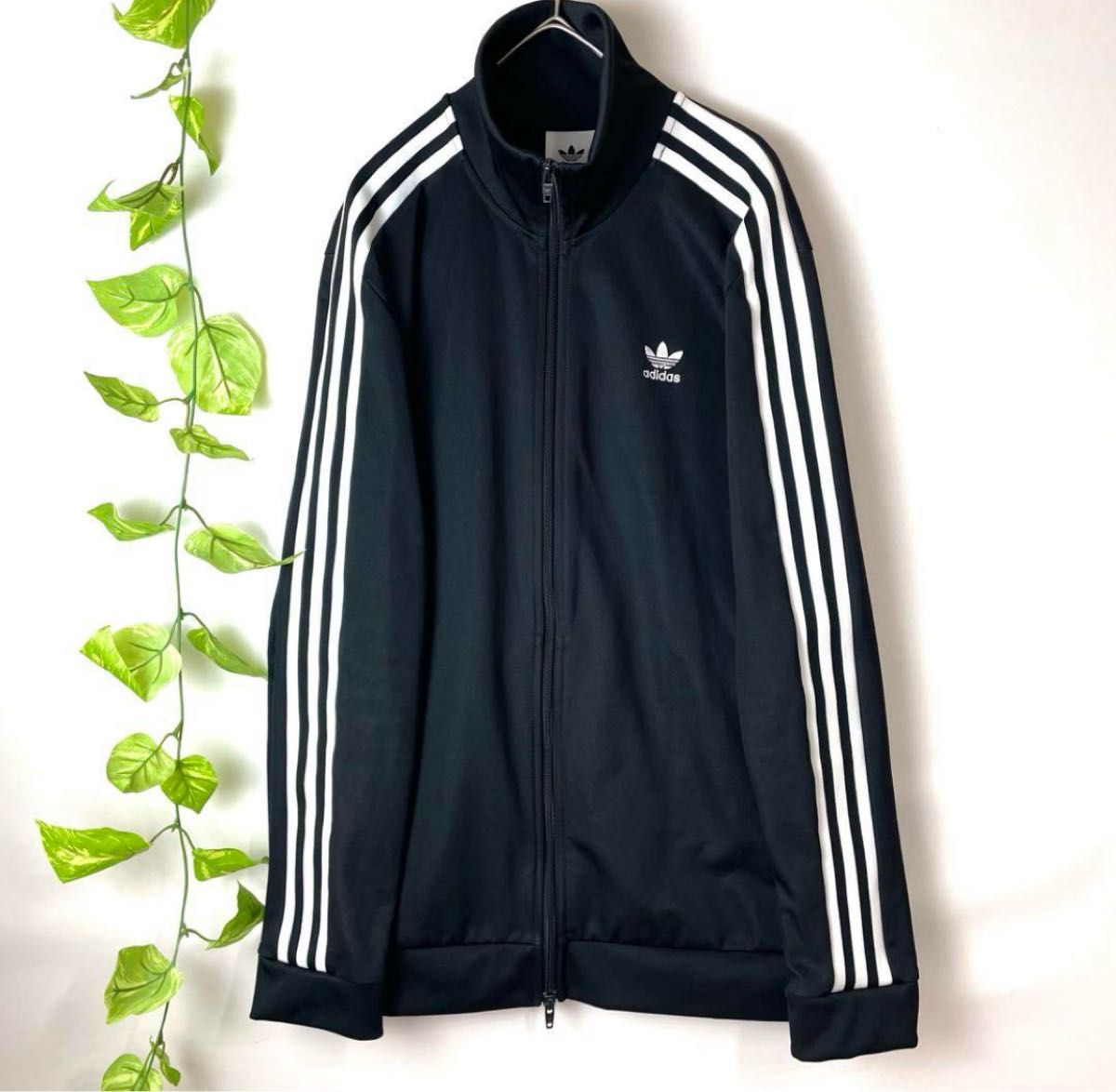 希少2XL美品 アディダス トラックジャケット ベッケンバウアー 黒 襟