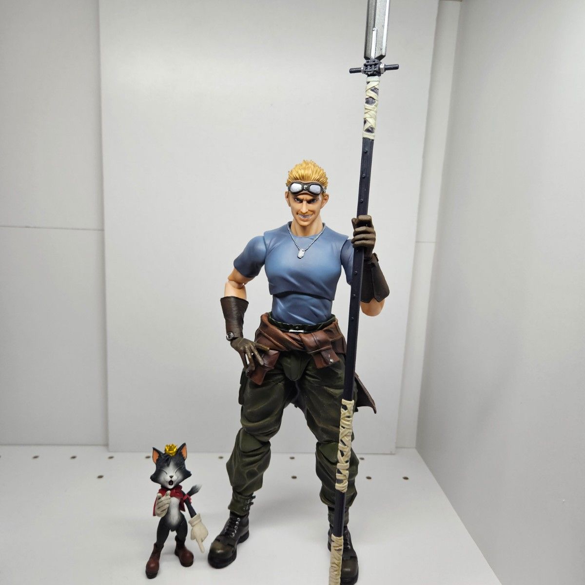 PLAY ARTS改 FINAL FANTASY フィギュア シド＆ケット・シー プレイ