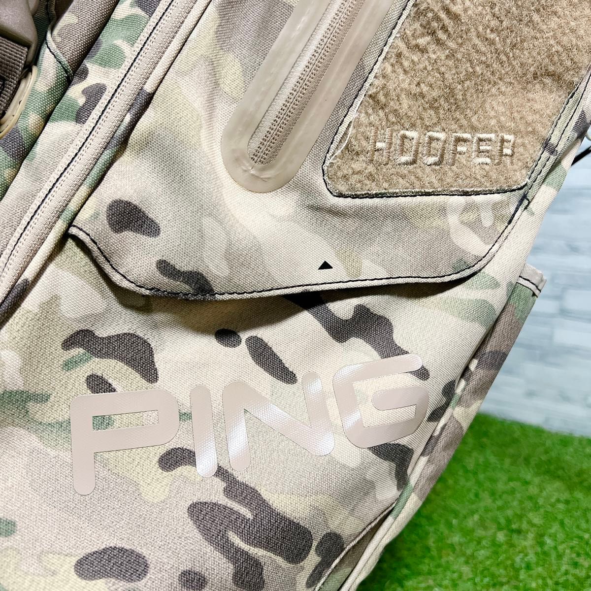 PING ピン HOOFER Multicam スタンド式 キャディバッグ 迷彩柄