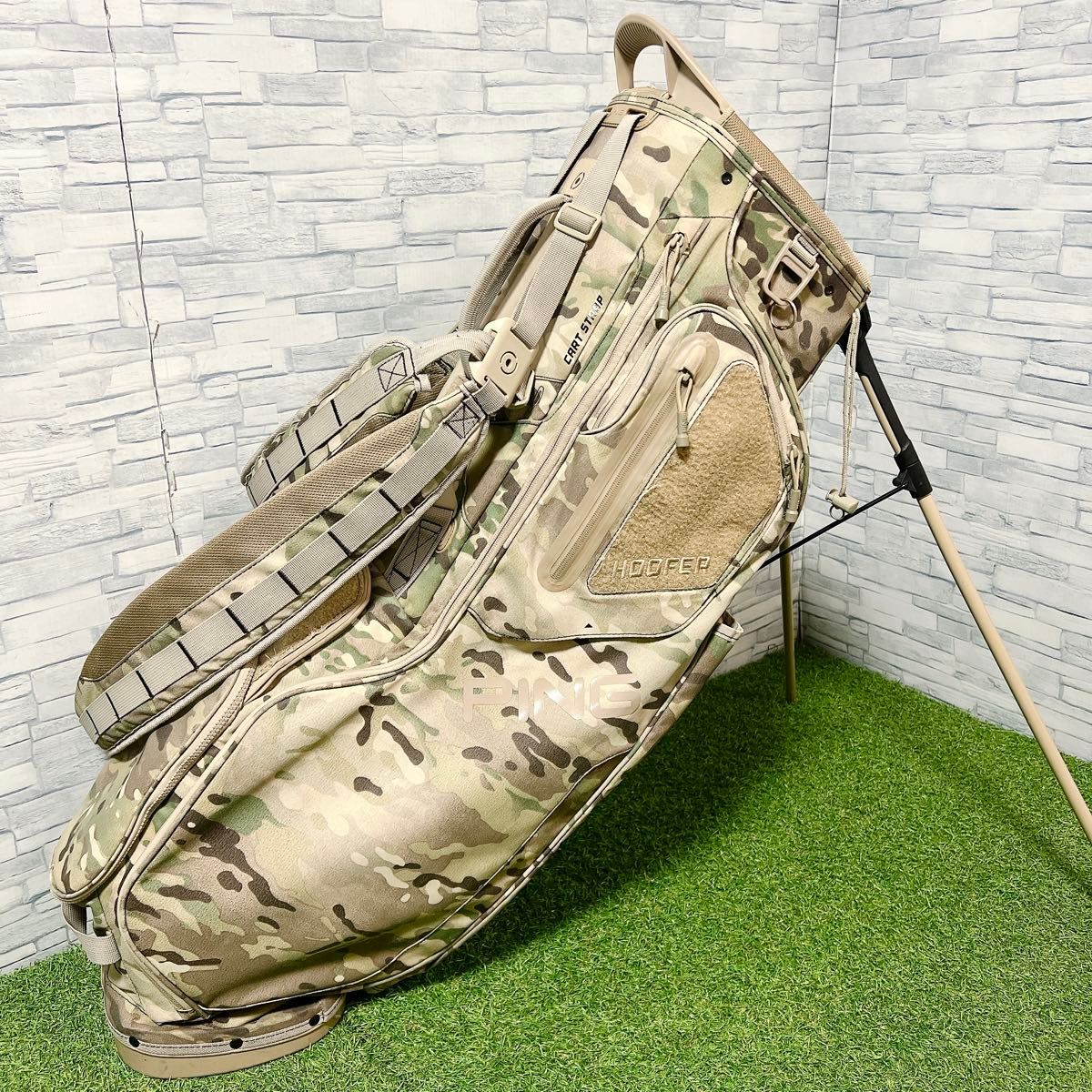 PING ピン HOOFER Multicam スタンド式 キャディバッグ 迷彩柄