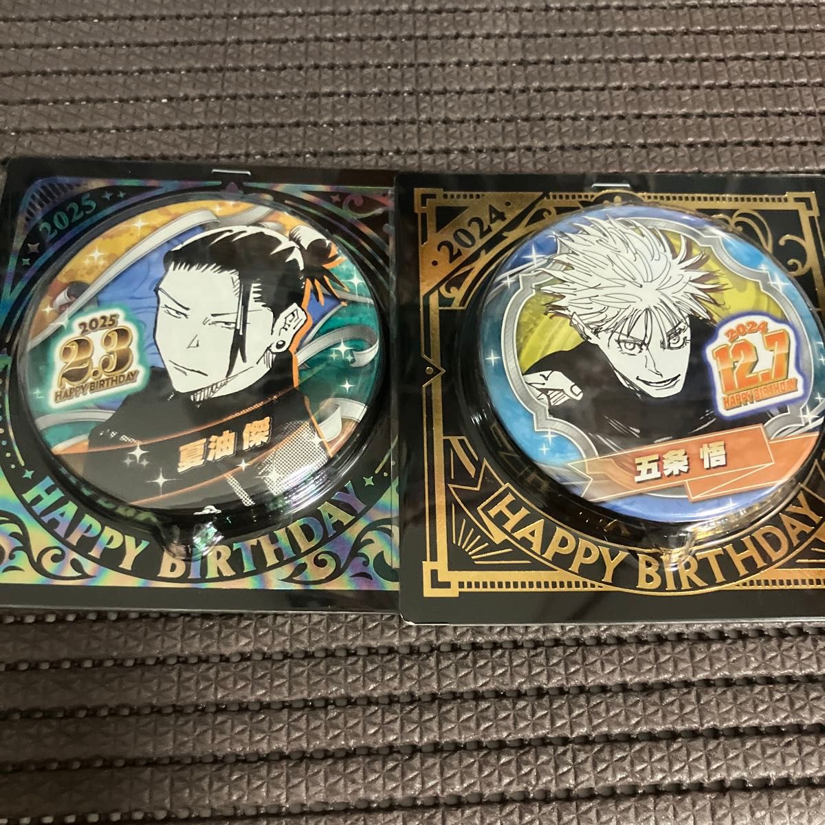 呪術廻戦 バースデー缶バッジ 五条悟 夏油傑｜Yahoo!フリマ（旧PayPay