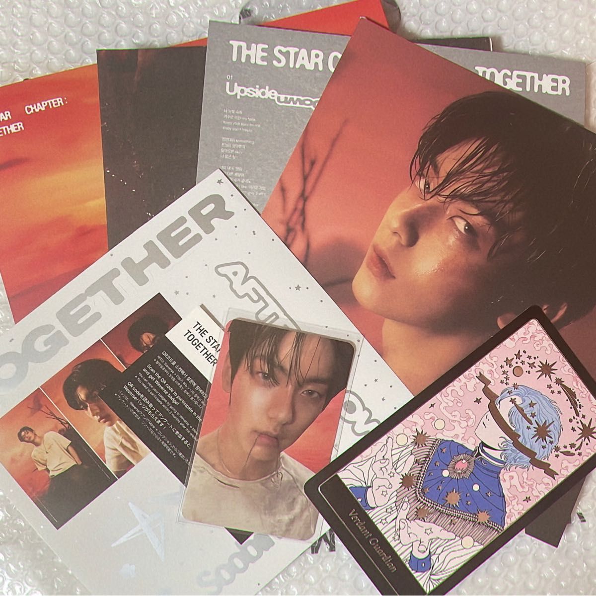 txt TOGETHER afterglow ver スビン アルバム 封入 タロットカード