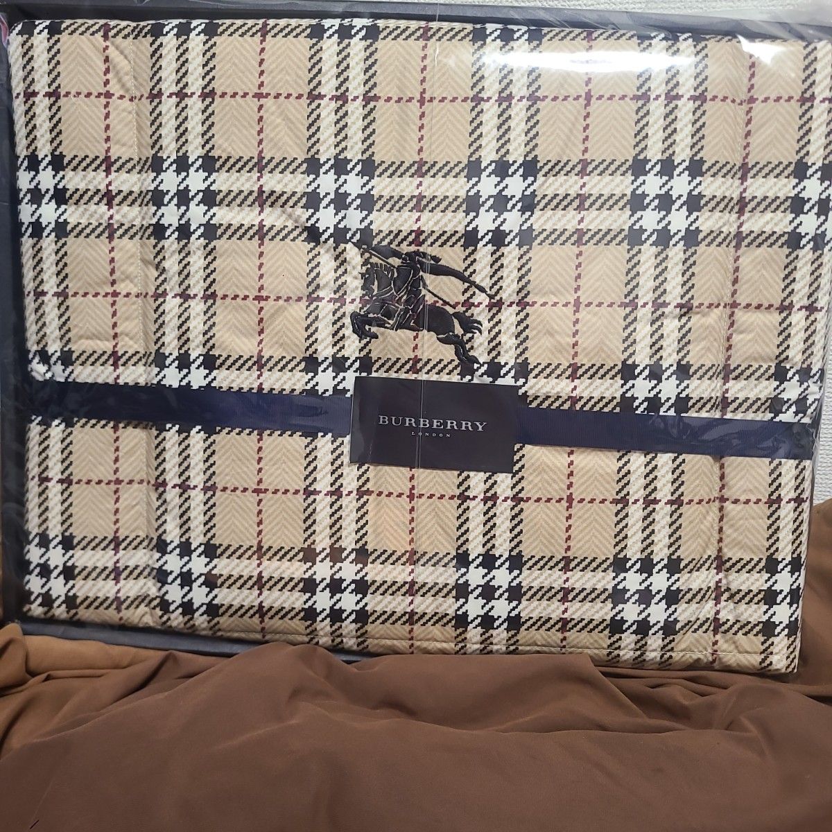 BURBERRY バーバリー 羽毛肌掛けふとん 羽毛 布団 ノバチェック
