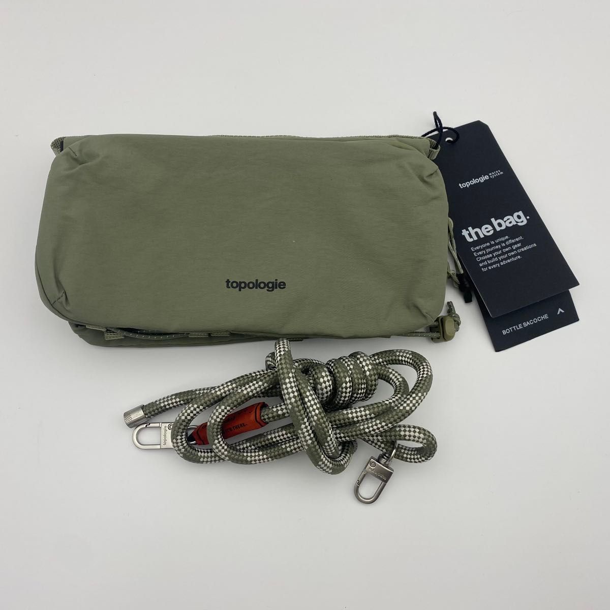 topologie トポロジー ショルダーバッグ ボトルサコッシュ グリーン