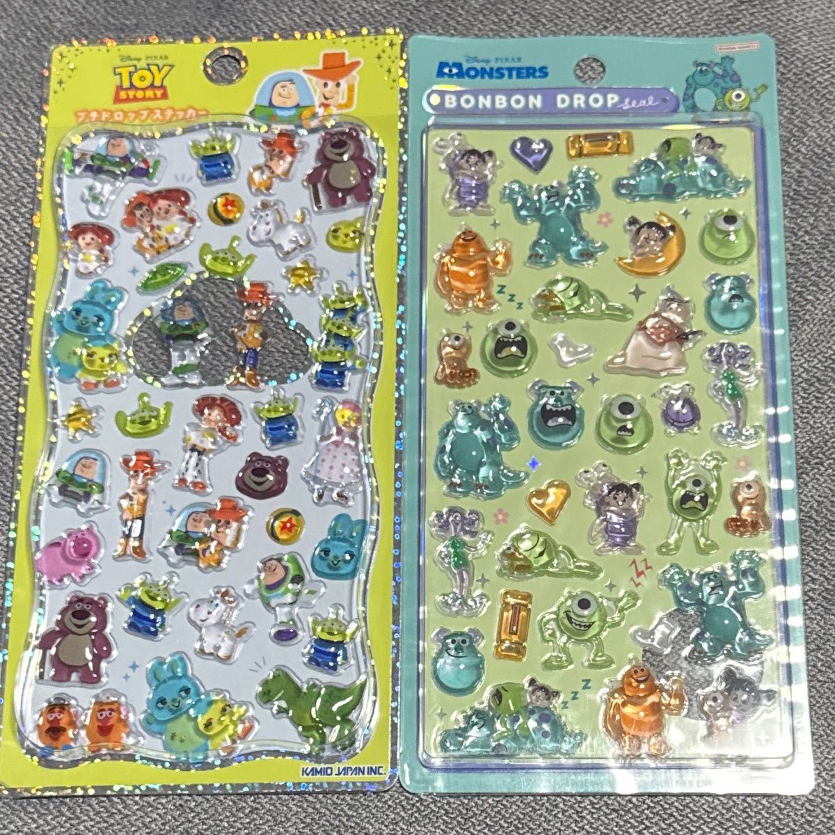 プチ ボンボン ドロップ シール トイストーリー モンスターズインク