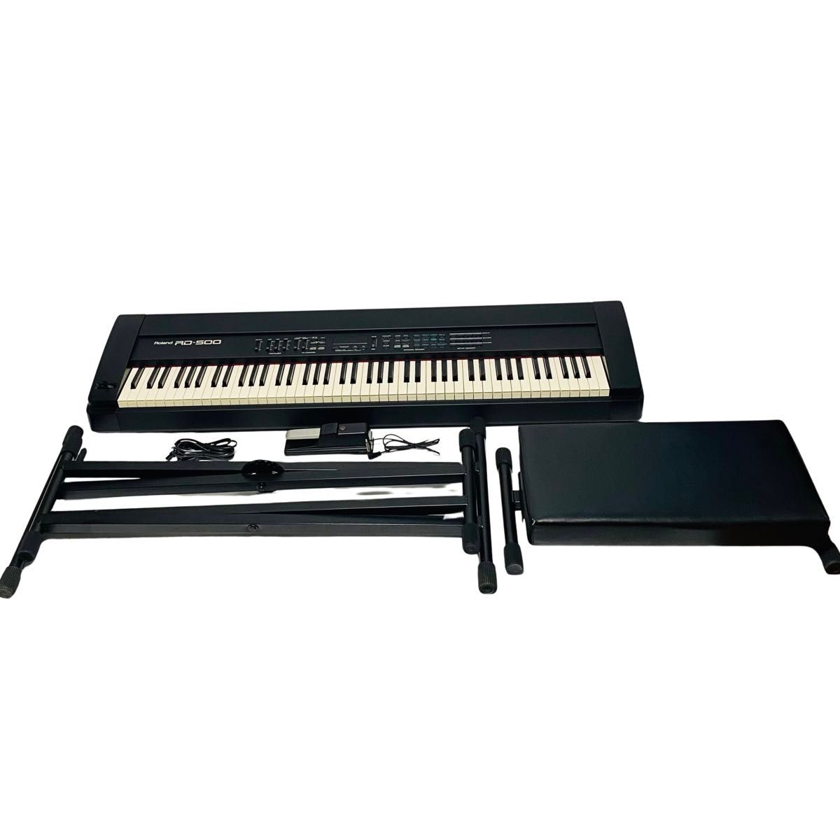 希少完動品 ROLAND RD-500 88鍵盤 スタンド 椅子 ペダル 付き デジタル