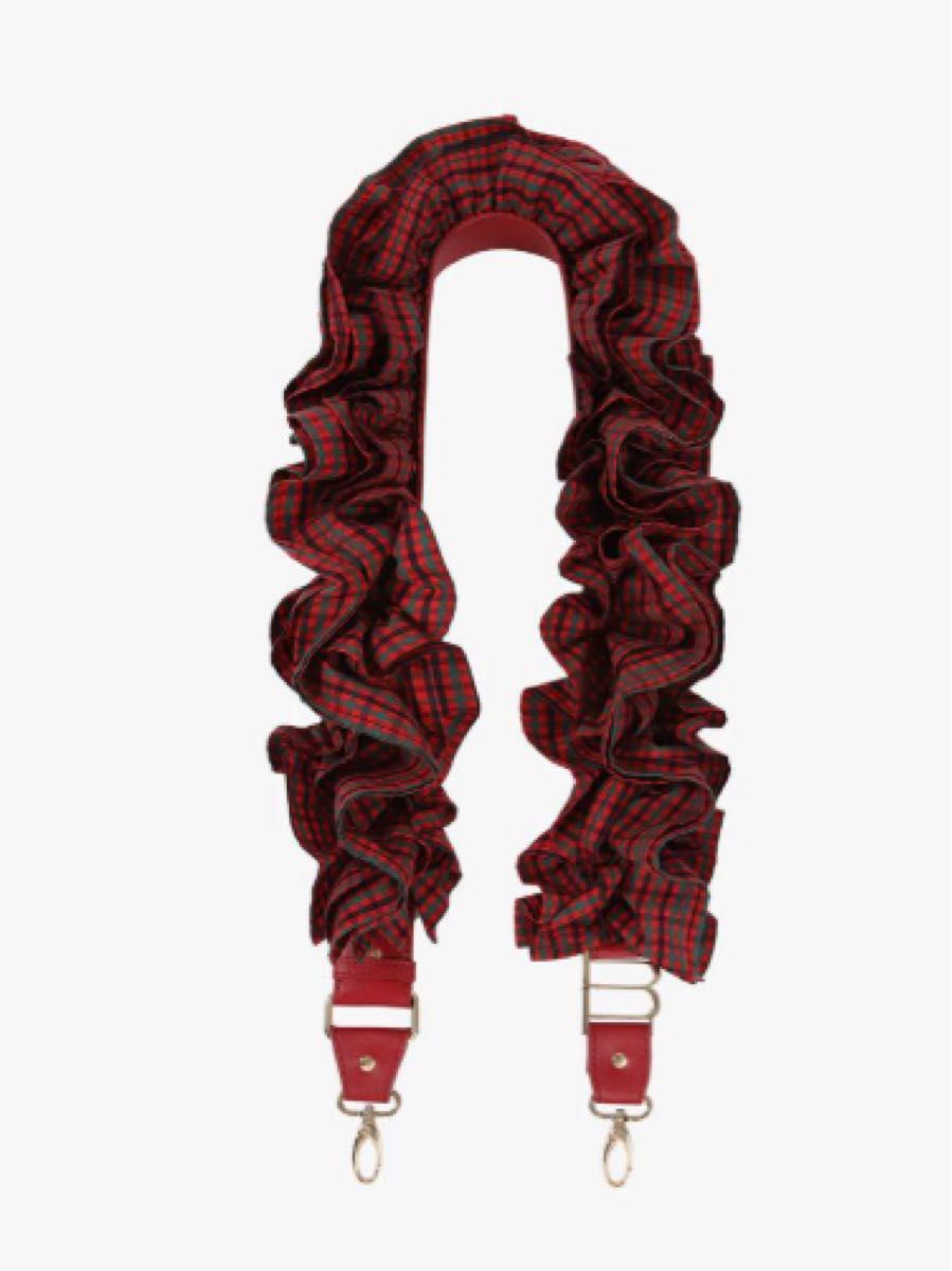 ショルダーストラップBibiy familiar ファミリア コラボ ビビィ 赤