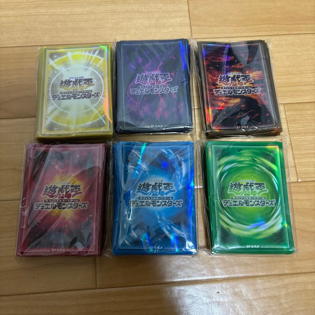 遊戯王 六属性セット スリーブ70枚 新品 未開封 遊戯王 遊戯王OCG
