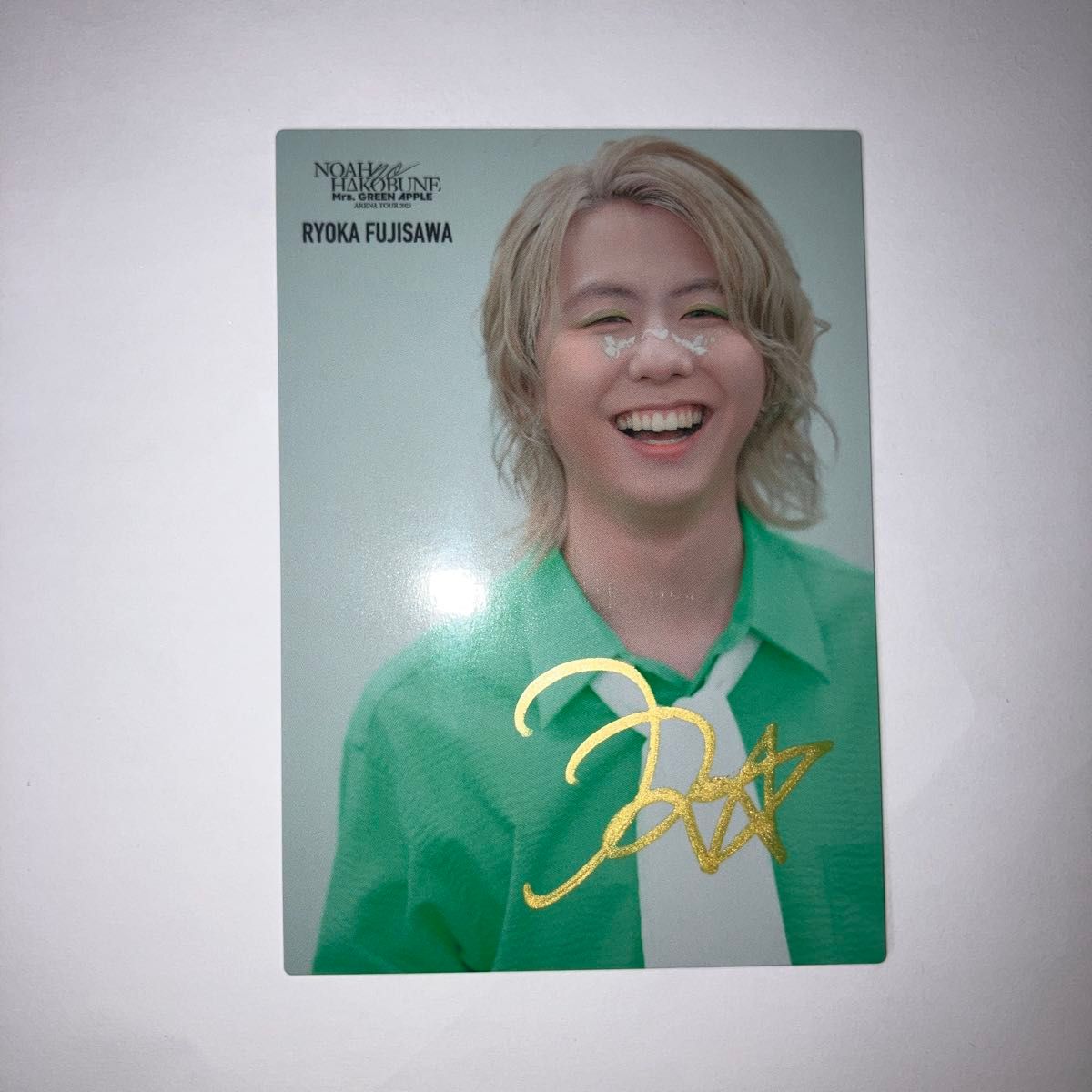 ミセスグリーンアップル 藤澤涼架 直筆サイン入りフォトカード ノアの