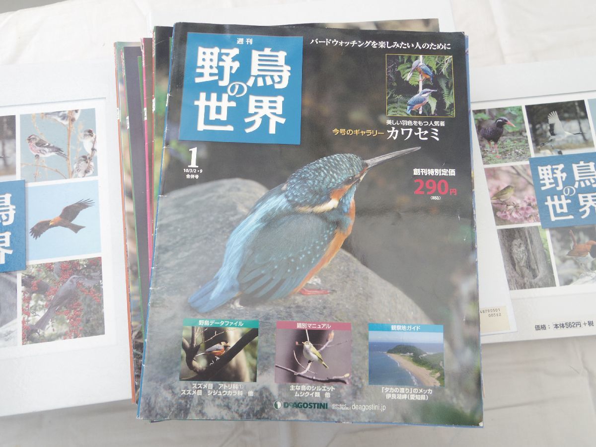 週刊野鳥の世界全121巻揃い ティアゴスティニ発行 定価70180円 美品