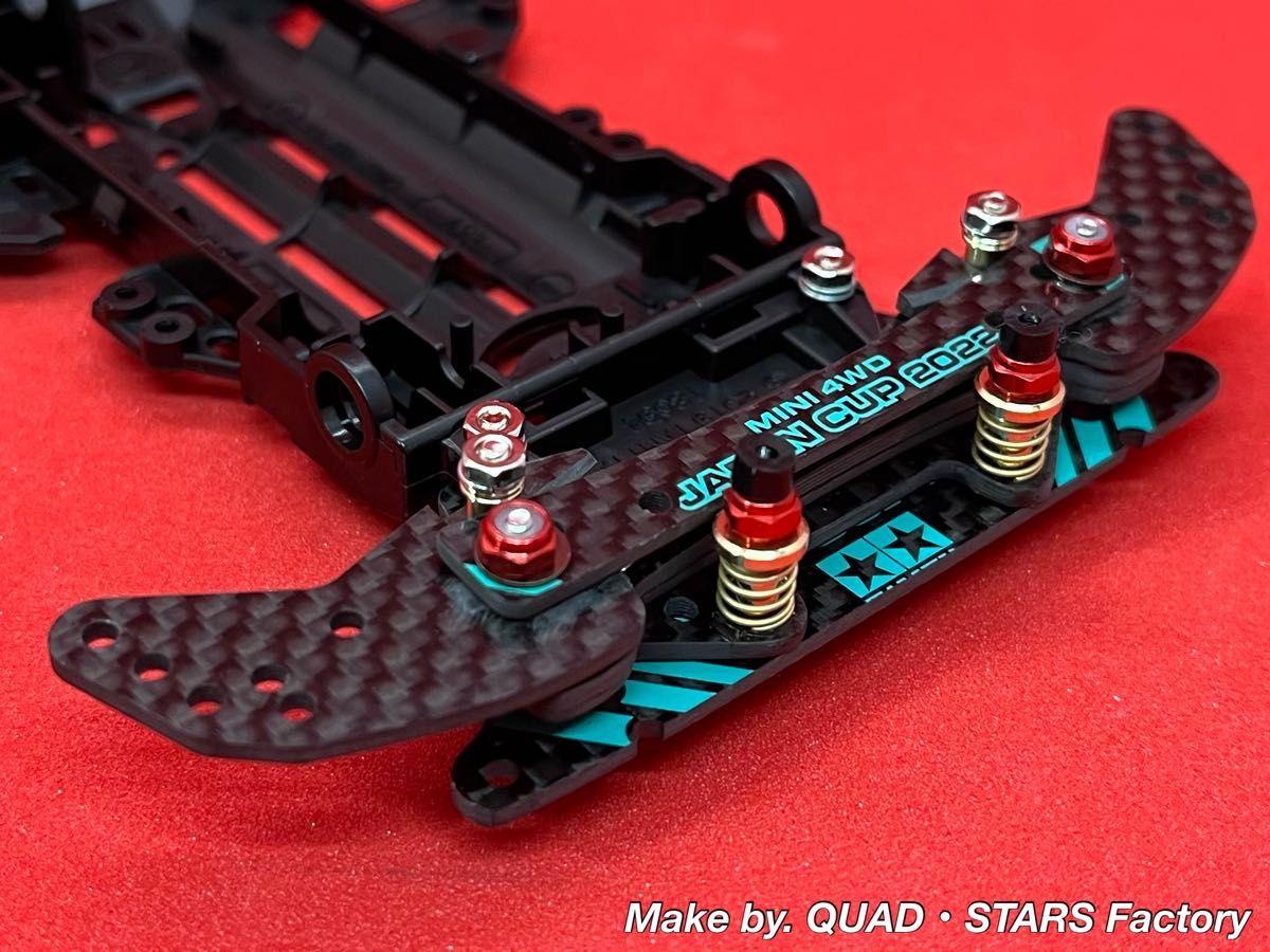 ミニ四駆・VZシャーシ用】2軸ATピボットバンパー J-CUP2022／フル