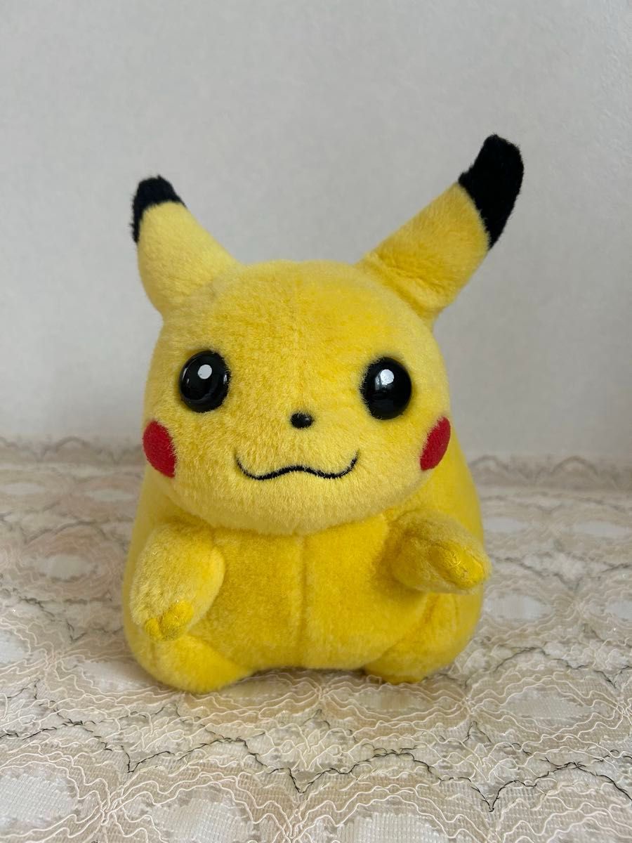 初期TOMY製 ピカチュウ ぬいぐるみ ポケモン ポケットモンスター 希少