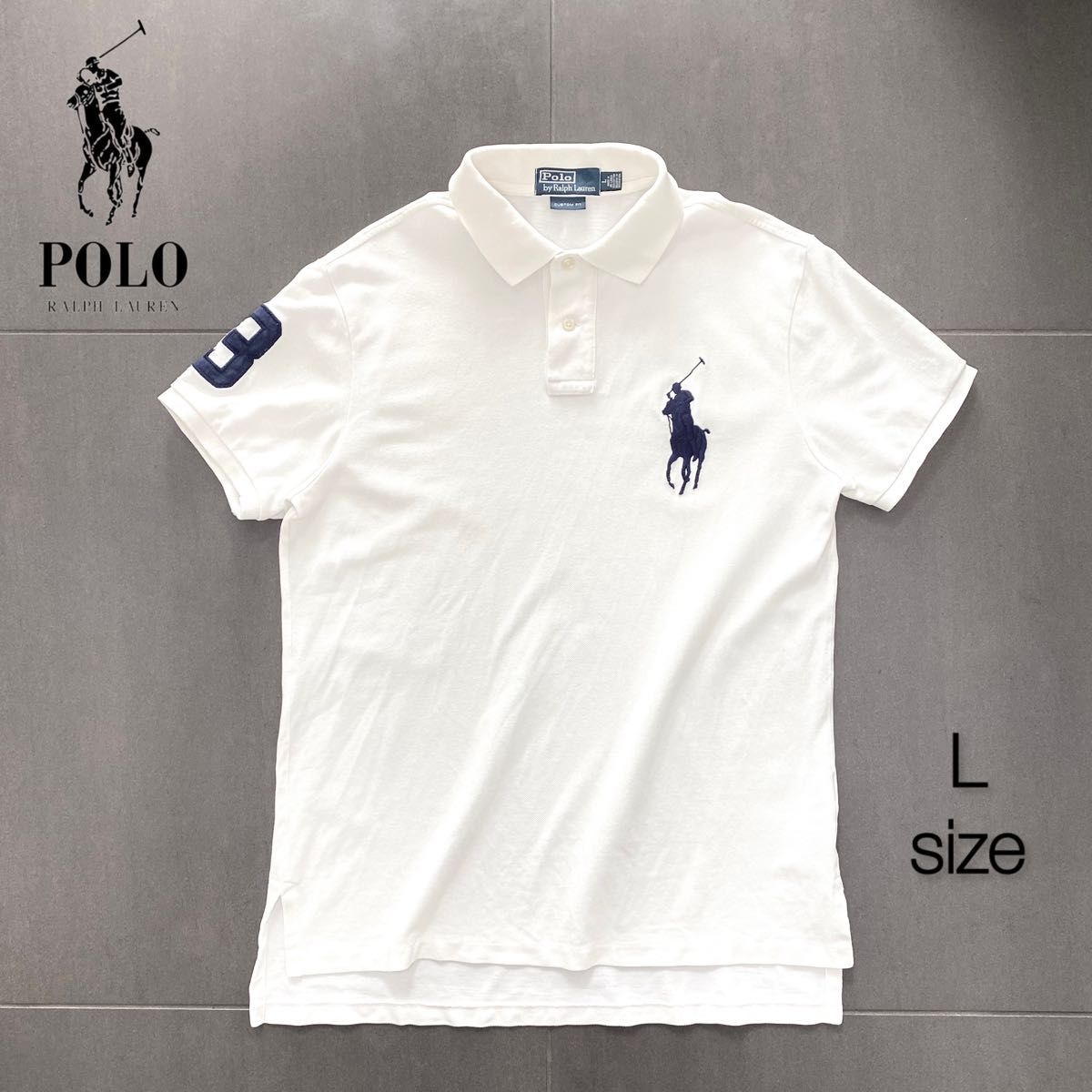 Polo ポロラルフローレン ビッグポニー刺繍 No 3パッチ ポロシャツ
