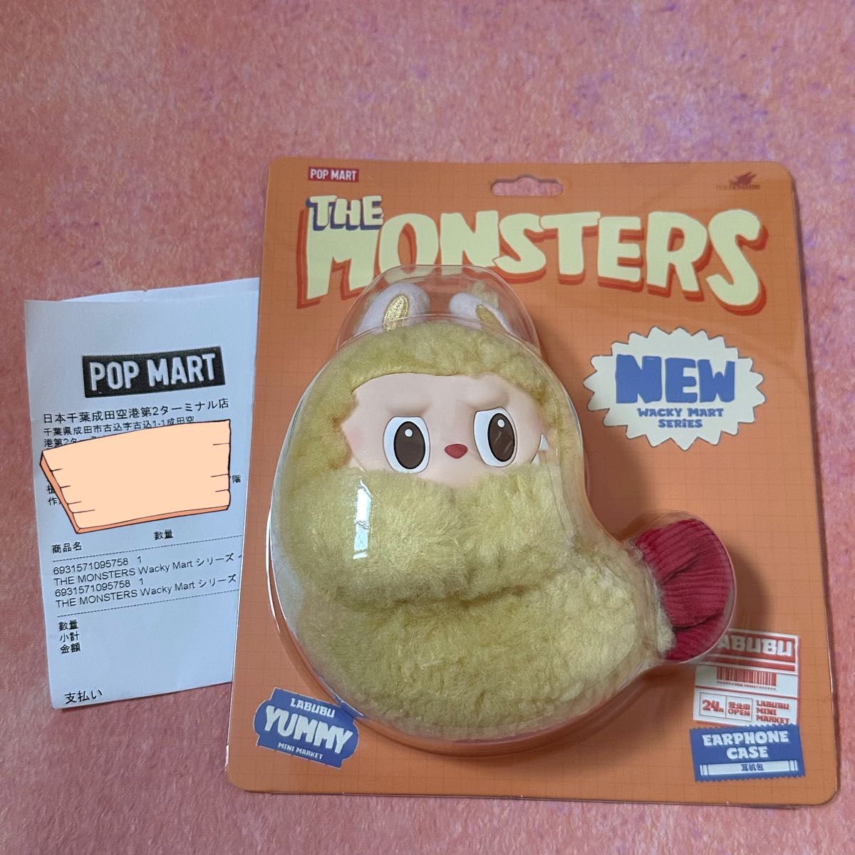 POP MART THE MONSTERS LABUBUイヤホンケースエビフライ ザモンスター