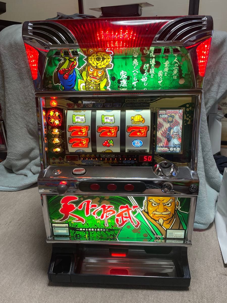 パチスロ 初代天下布武 実機 4号機 コイン不要機付き｜Yahoo!フリマ