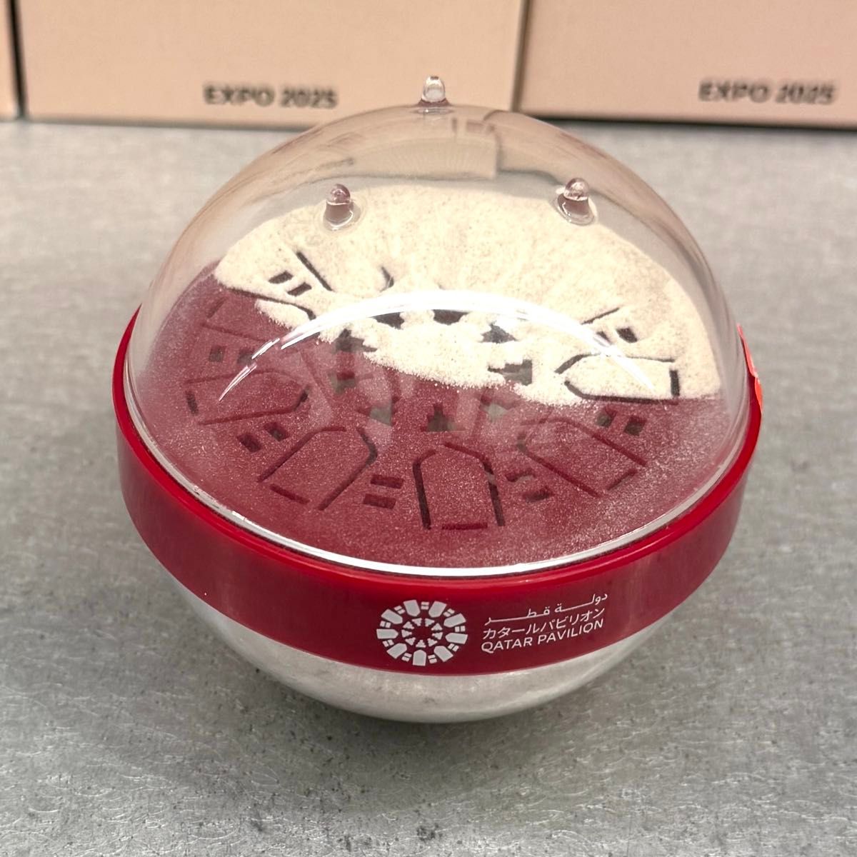 カタール サンドアート オブジェ ペーパーウェイト 大阪・関西万博