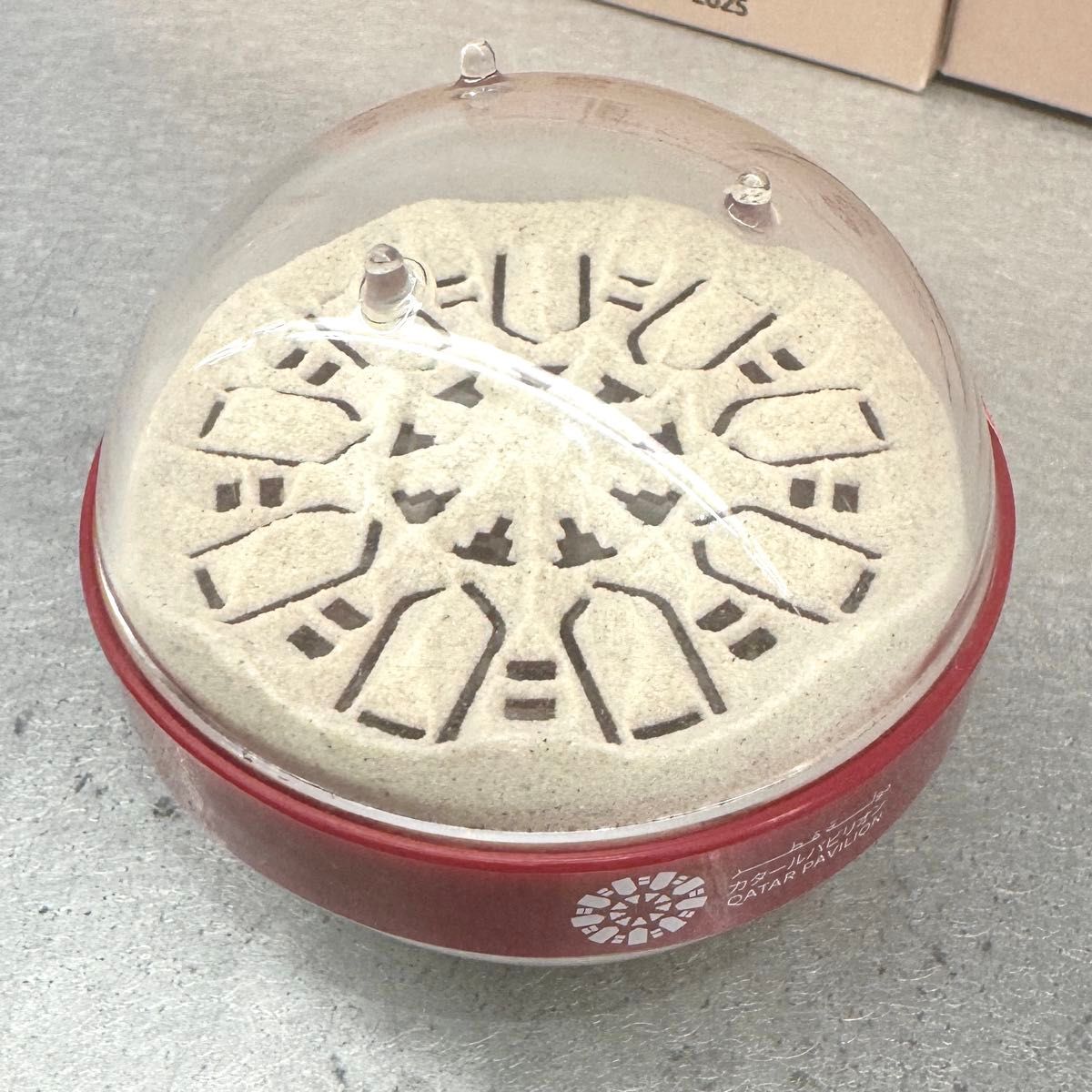 カタール サンドアート オブジェ ペーパーウェイト 大阪・関西万博