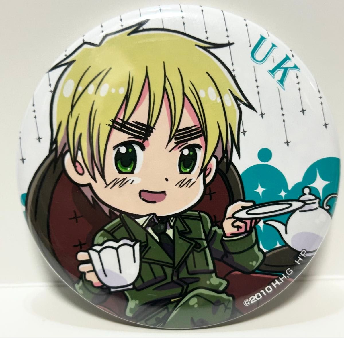 ヘタリア ミクガ イギリス 缶バッジ ヘタリア イギリス 缶バッジ