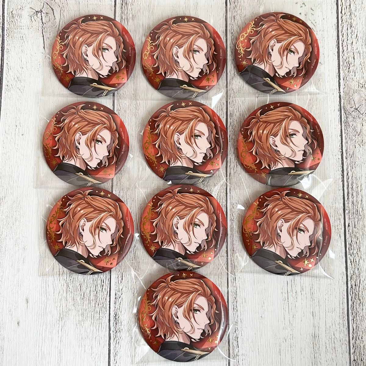 ツイステ ケイト 缶バッジ 10個 ポップアップ 5周年 ブレイジング