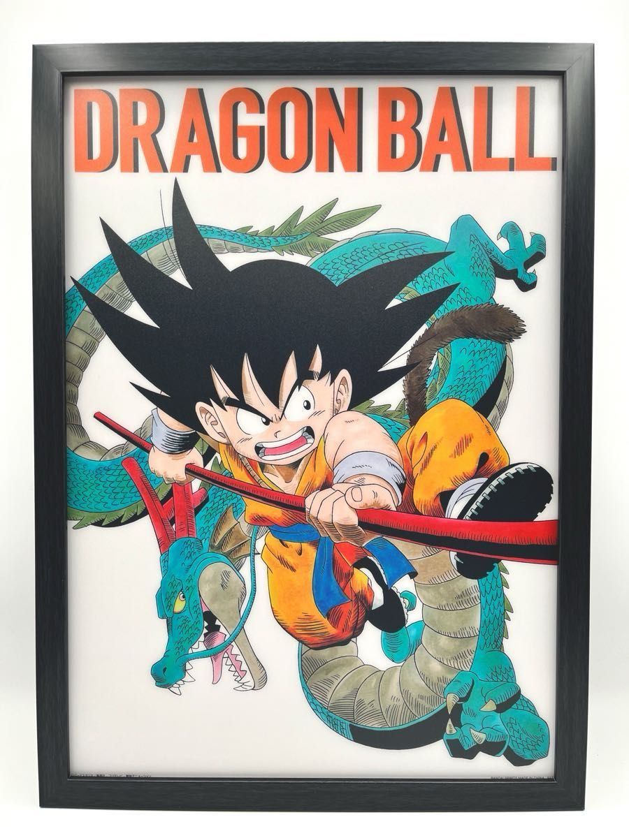 2点 ドラゴンボール イラストボード ビジュアルシートポスター 額付き