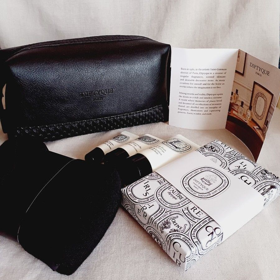 diptyque ファーストクラス カタール航空 アメニティ トワレ付き 香水3