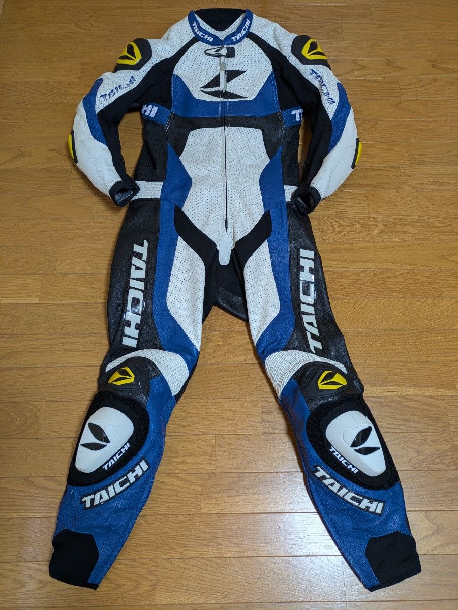 レーシングスーツ MW 50 サイズ RSタイチ TAICHI ブルー MFJ公認 革