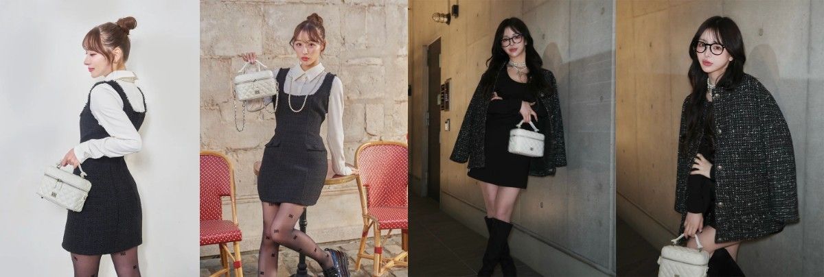 ダーリッチ darich キルティングショルダーミニバッグ ブラック BLK