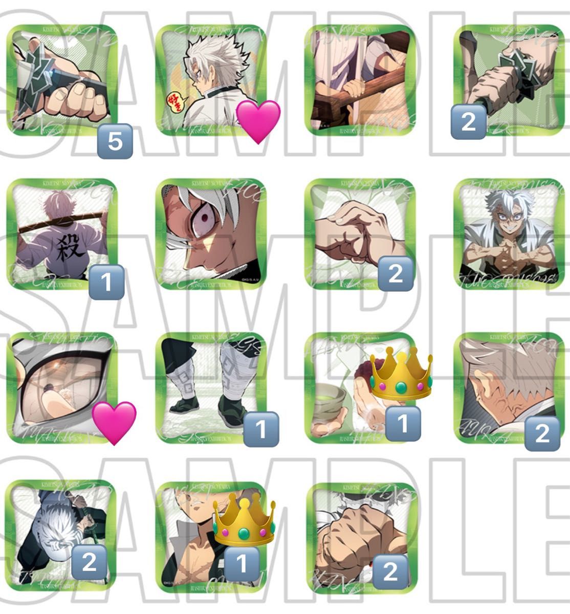 柱展 不死川実弥 エモーショナル缶バッジ マニアック缶バッジ 鬼滅の刃