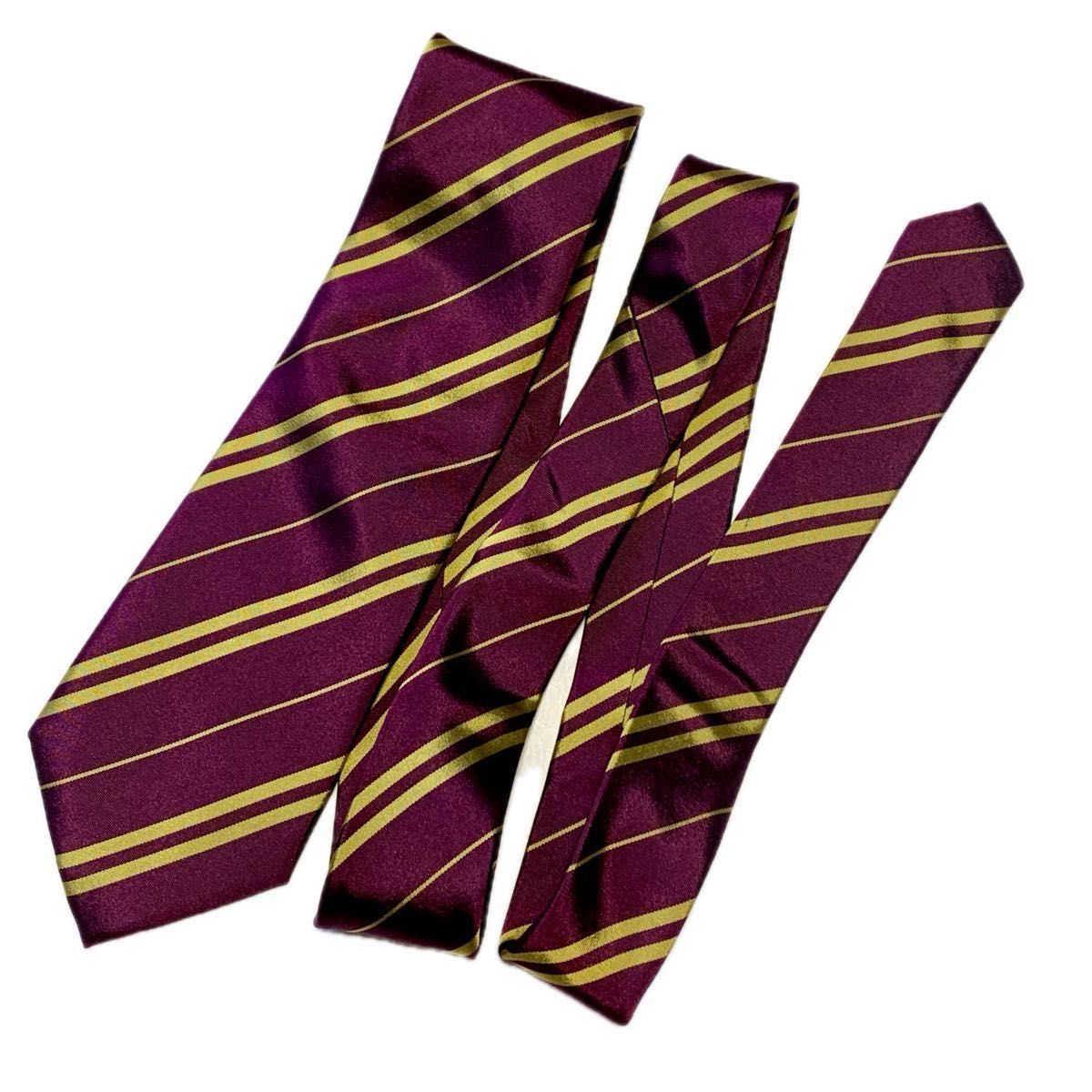 スタジオツアー東京 公式ネクタイ グリフィンドール シルク100% ハリー