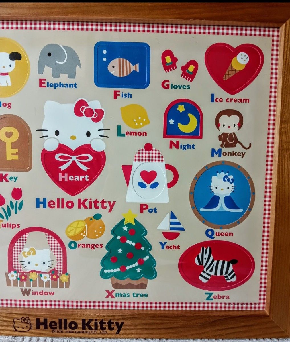 希少レア ハローキティ フォトフレーム テンシ 2007 サンリオ 平成