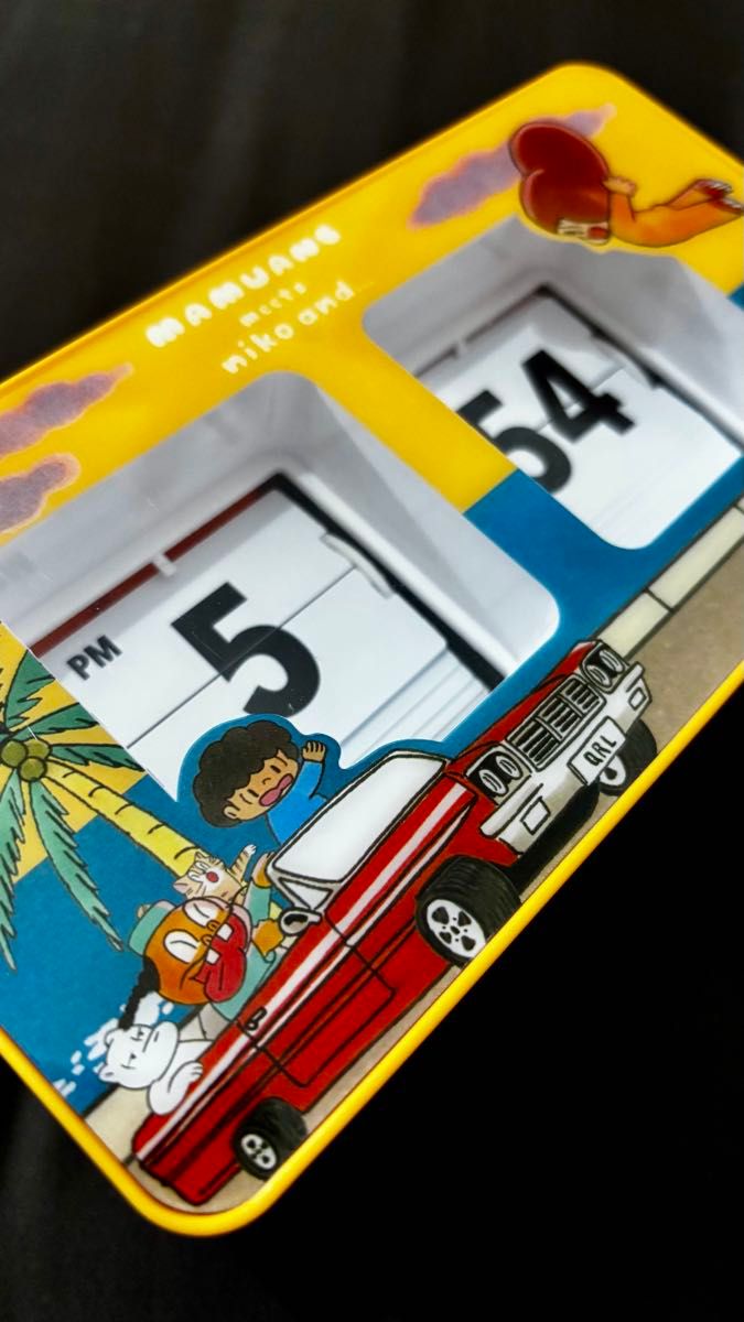 niko and マムアンちゃん パタパタ時計 アンティーク 昭和レトロ