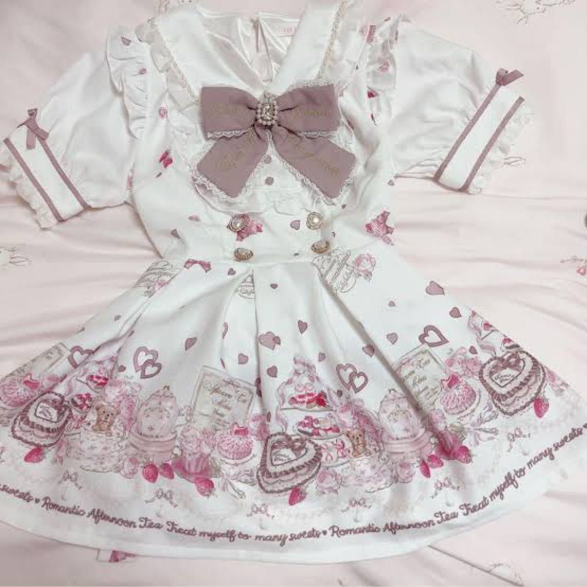 LIZLISA Many Hearts Afternoontea柄 セットアップ｜Yahoo!フリマ（旧