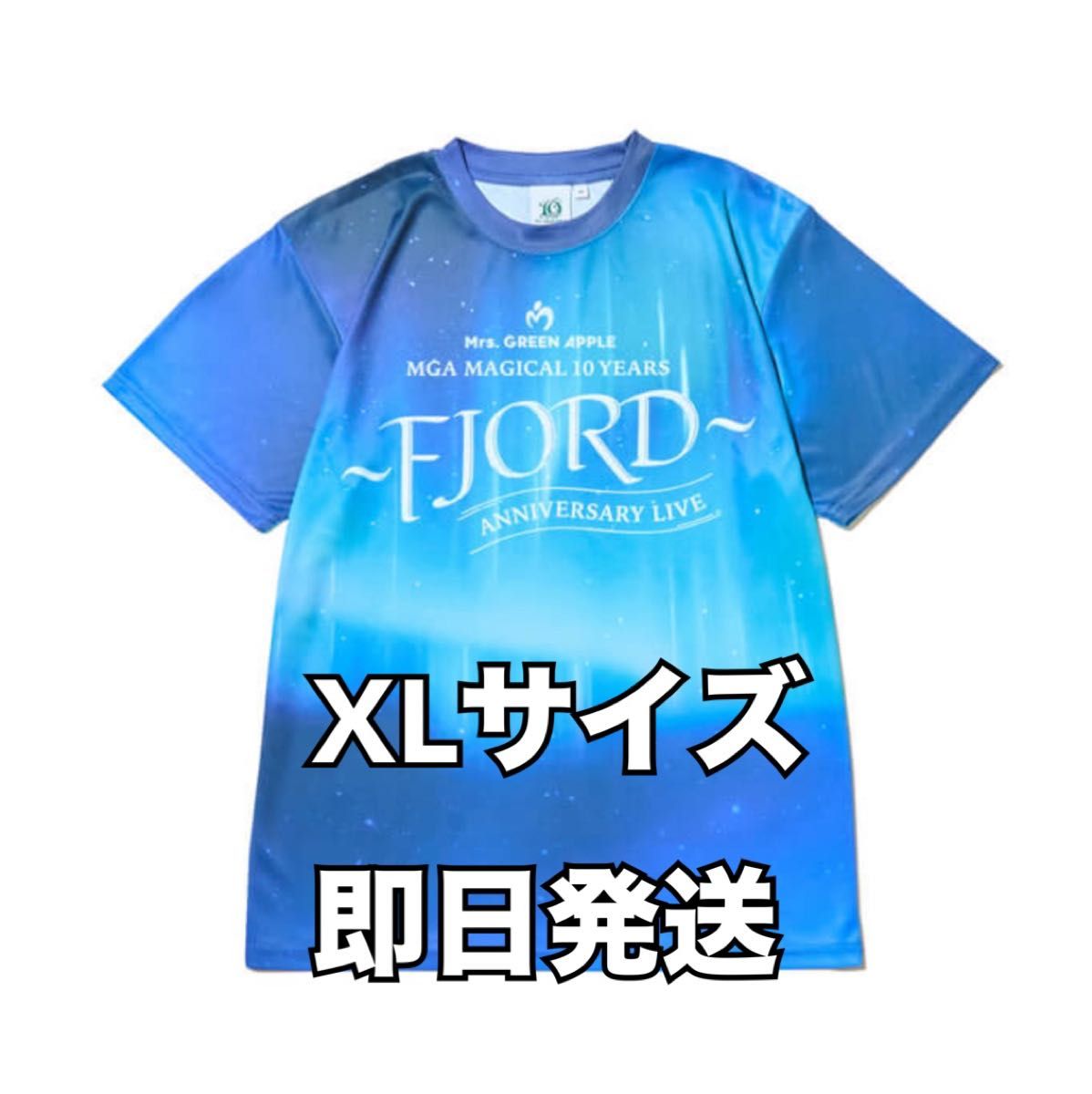 Mrs GREEN APPLE ミセス Tシャツ FJORD XLサイズ 青｜Yahoo!フリマ（旧