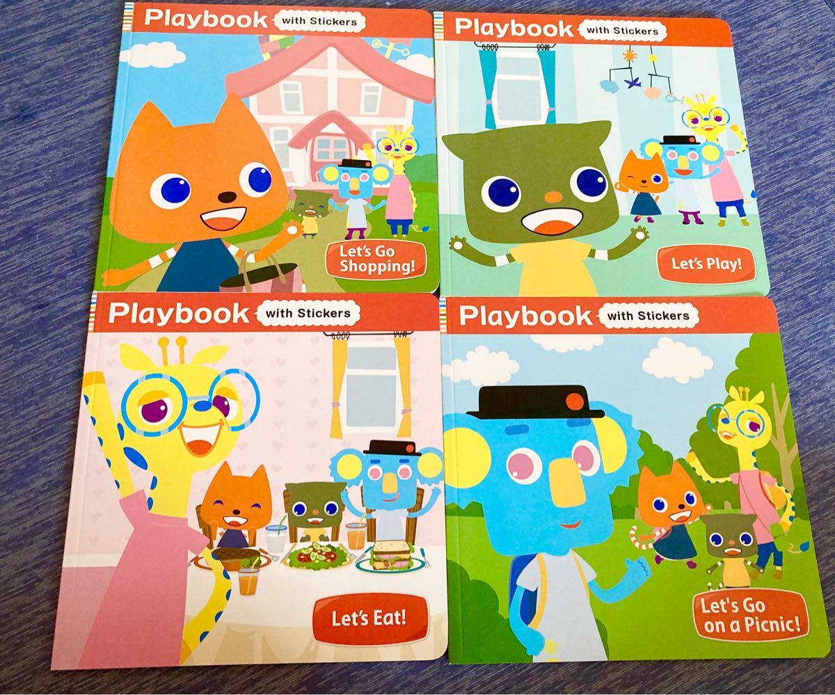 ワールドワイドキッズ シールブック 4冊セット 英語 ベネッセ English