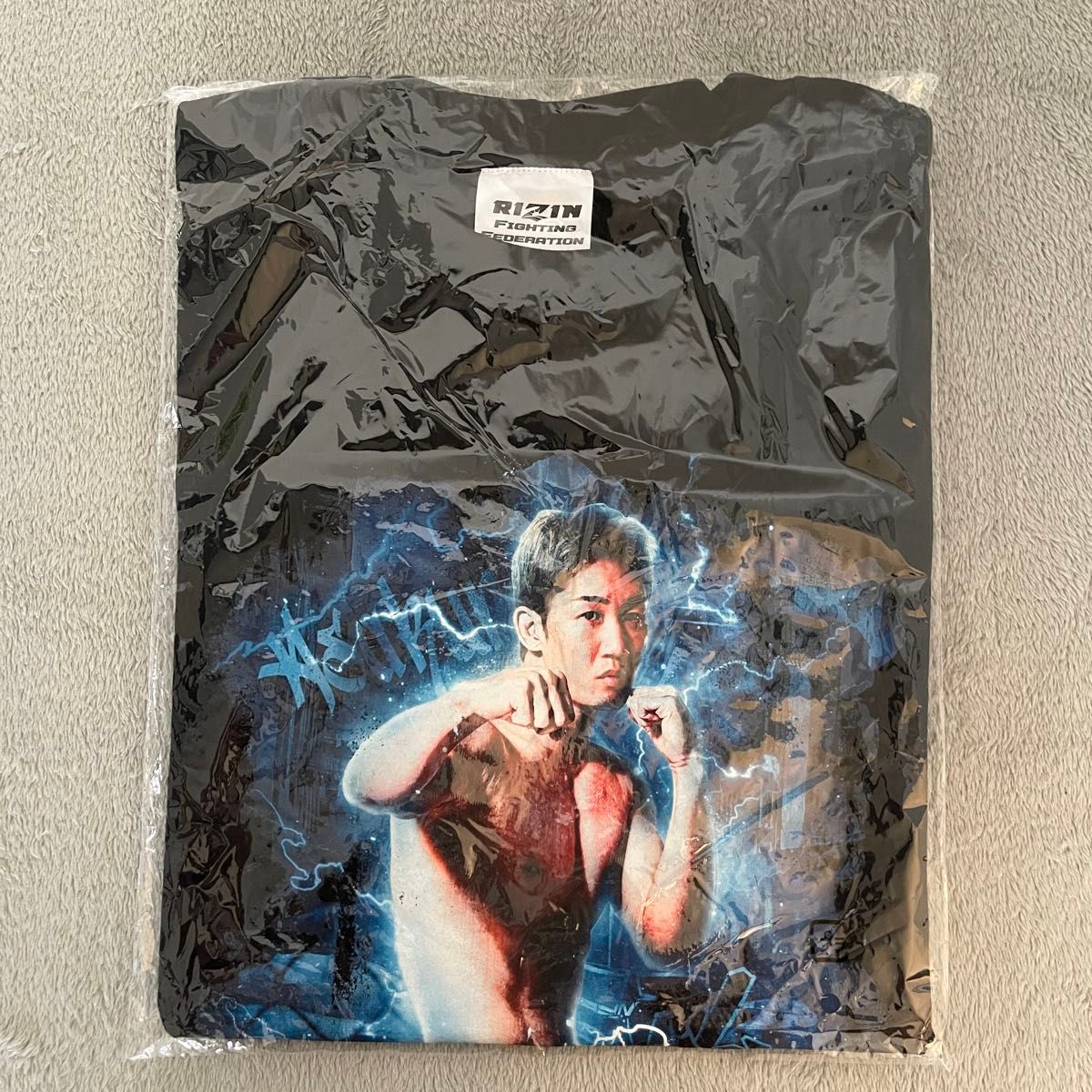 超RIZIN4 朝倉未来 応援シート限定特典 Tシャツ 黒 カード付き 公式
