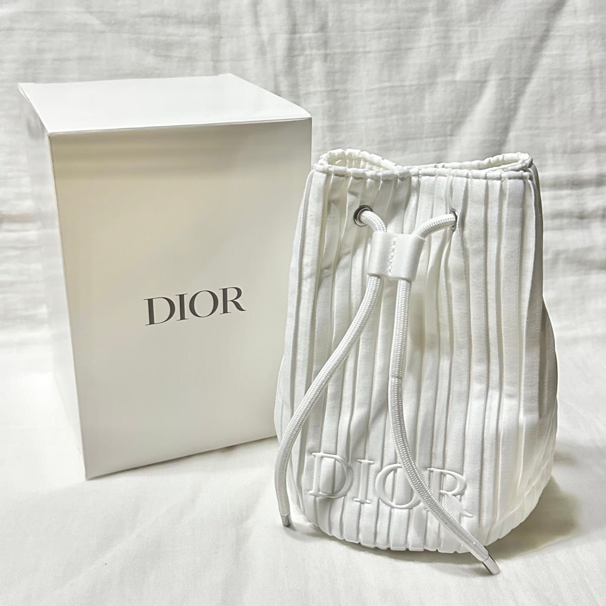 Christian Dior ディオール ノベルティ ポーチ 巾着型ポーチ 中身＆箱