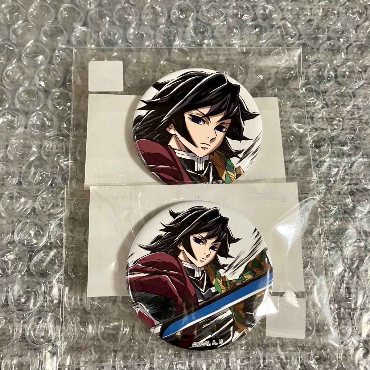 鬼滅の刃 C105 幕間画WEBSHOPくじ 水柱 冨岡義勇 44mm缶バッジ｜Yahoo