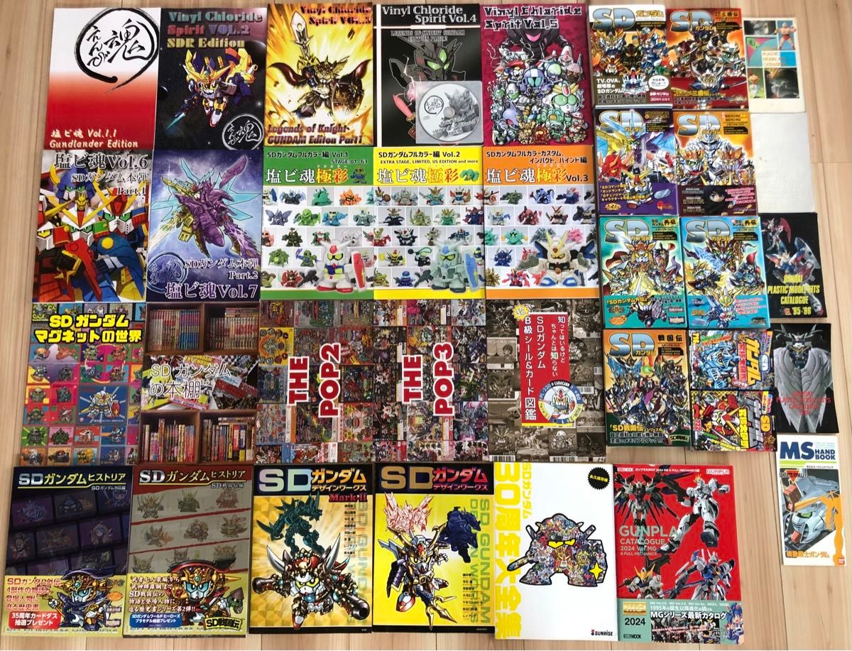 SDガンダム関連書籍 まとめ売り 塩ビ魂 ヒストリア デザインワークス