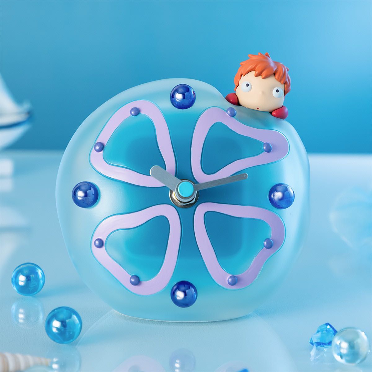 ジブリ 崖の上のポニョ ポニョのクラゲ置時計 ポニョ 時計｜Yahoo