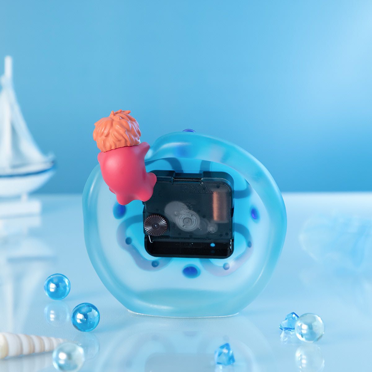 ジブリ 崖の上のポニョ ポニョのクラゲ置時計 ポニョ 時計｜Yahoo