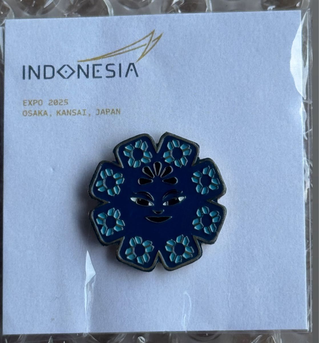 大阪・関西万博 インドネシア館 ピンバッジ ピンズ 数量限定 青