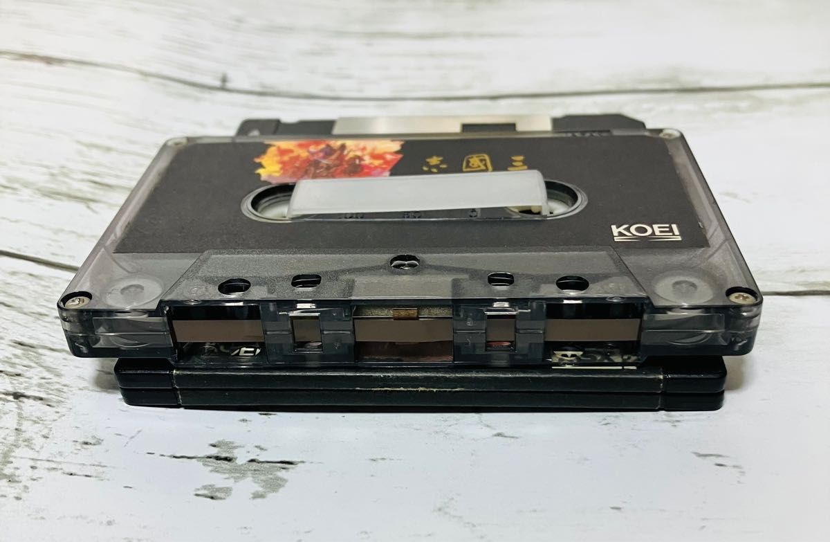 MSX2】三國志 2DDフロッピーディスク(2枚組) カセットテープ PCゲーム