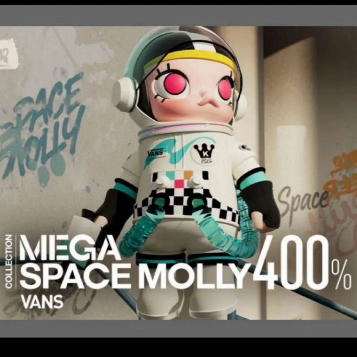 POPMART mega space molly 400% vans ポップマート スペース モリー