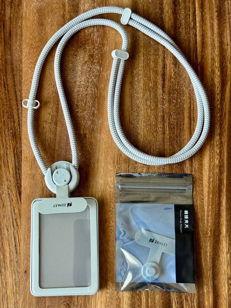 ZENLET The Dual｜コンクリートグレー/首掛けストラップ二刀流｜Yahoo