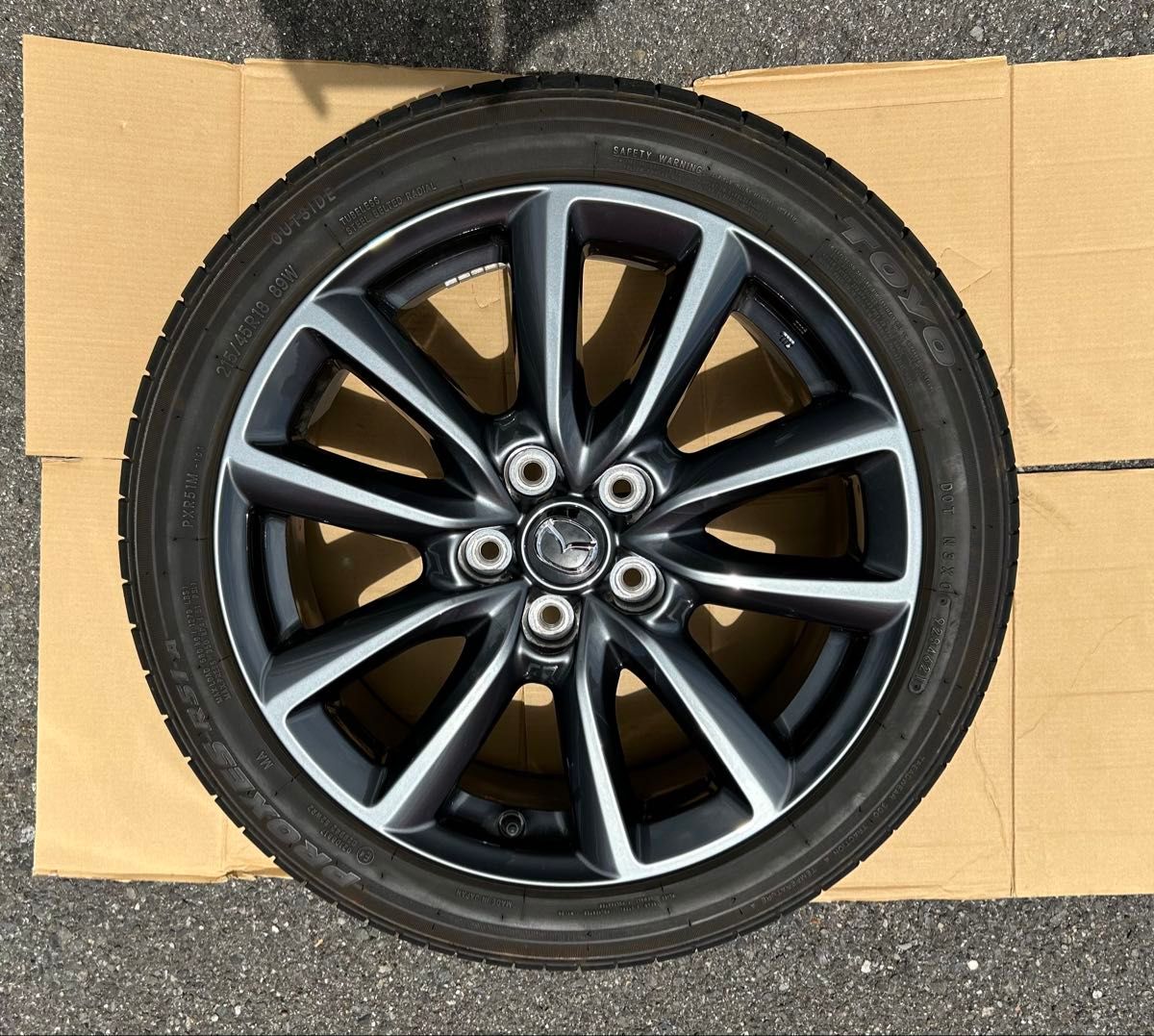 4個セットMAZDA3 純正ホイール 18インチ マツダ3ファストバック｜Yahoo