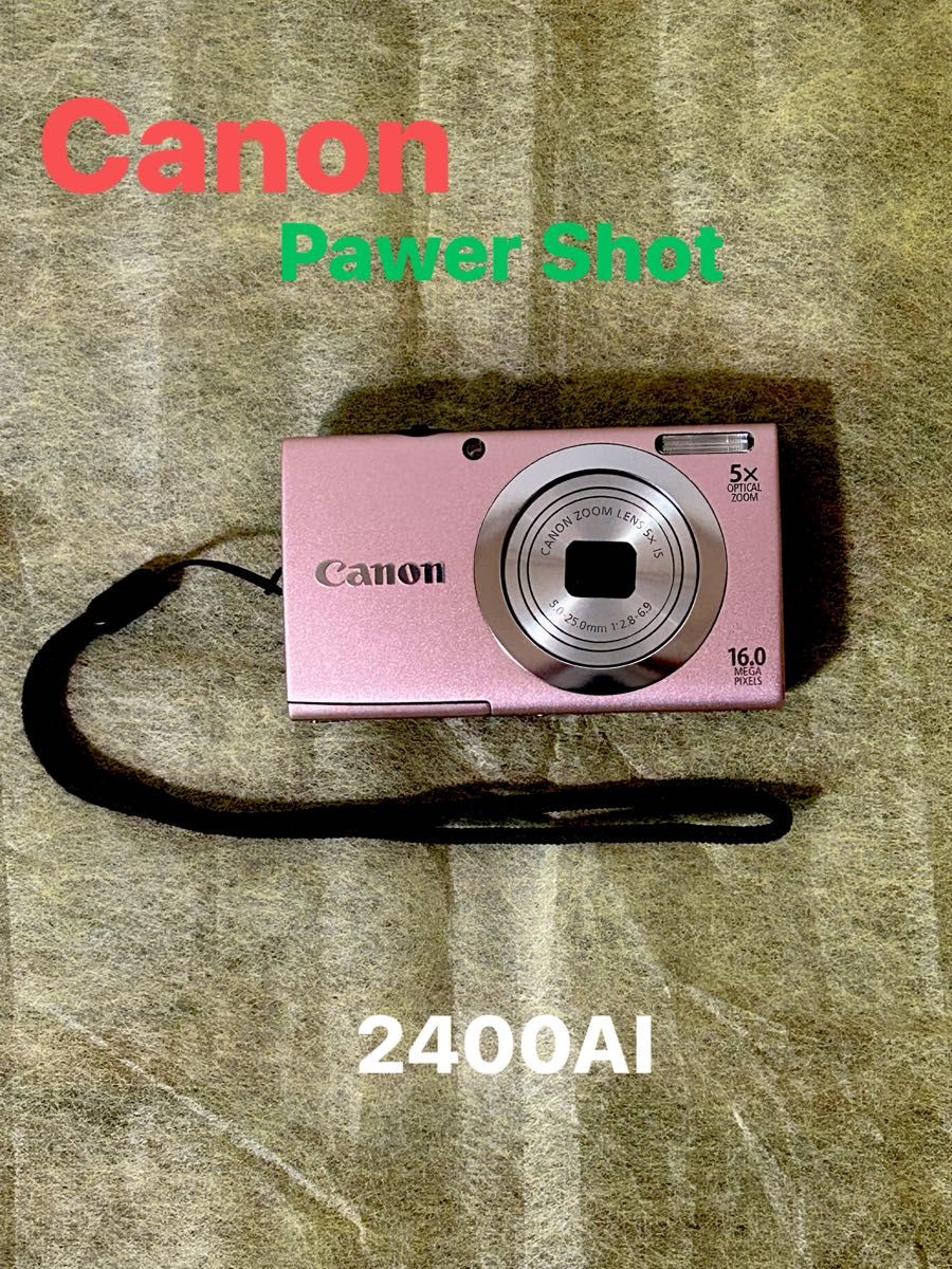 Canon PAWER SHOT A2400IS デジタルカメラ ピンク｜Yahoo!フリマ（旧