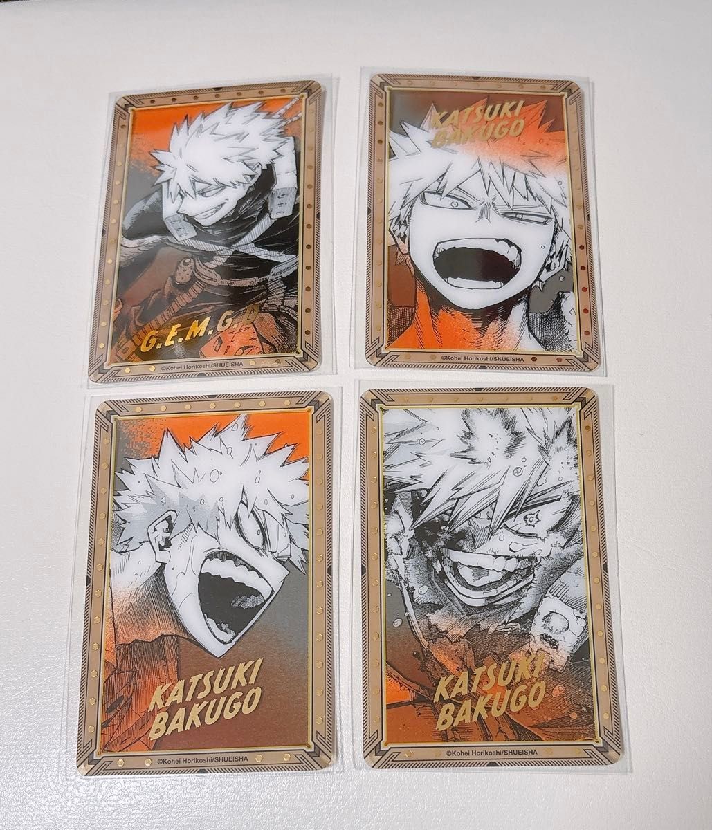 僕のヒーローアカデミア ヒロアカ 原画展 箔押しクリアカード