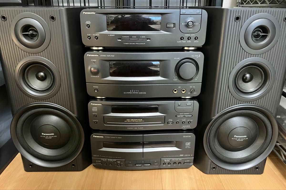 Panasonic パナソニック SC-CH510G CDカセットステレオ高音質コンポ