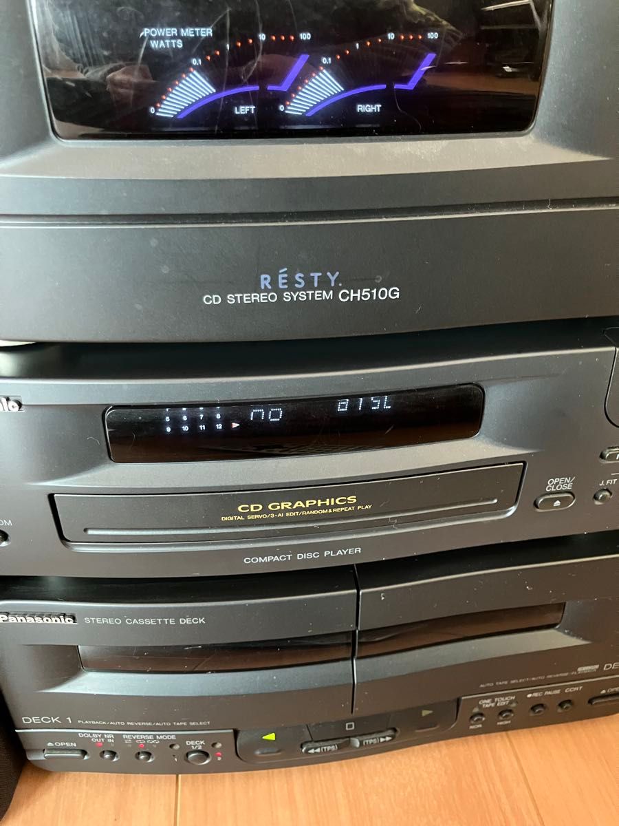 Panasonic パナソニック SC-CH510G CDカセットステレオ高音質コンポ
