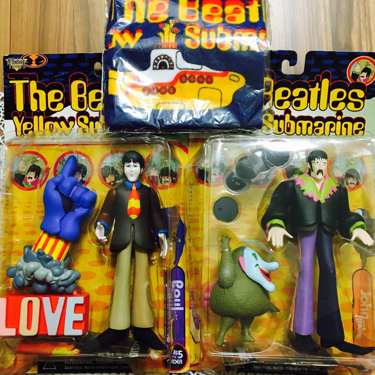 ビートルズ フィギュア イエローサブマリン Paul &John｜Yahoo!フリマ